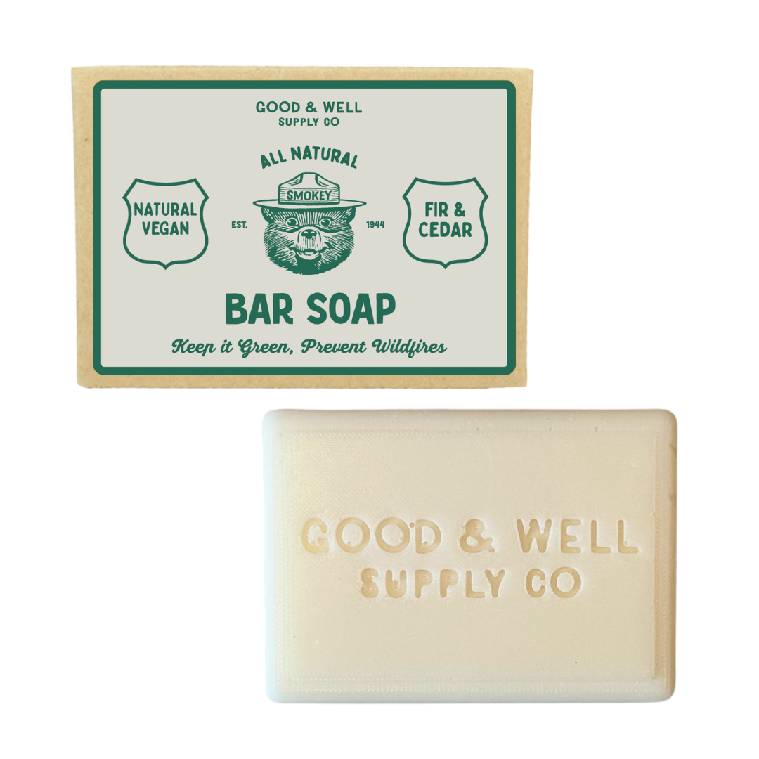 Fir &amp; Cedar Smokey Bear Bar Soap