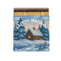 Cabin &amp; Fox in Snow Square Matchbox