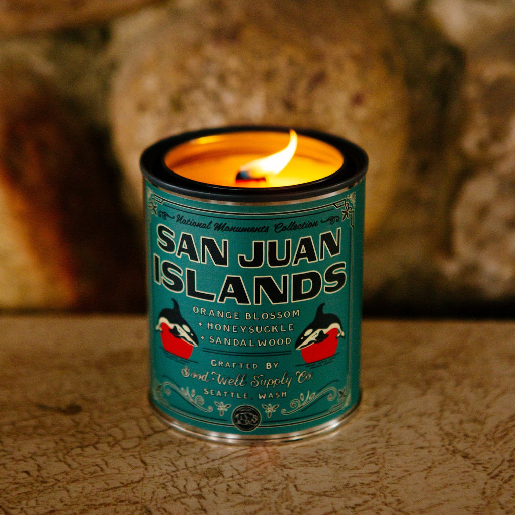 San Juan Islands National Park Candle