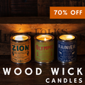 Choose Your Dented or Discontinued Candle - Wood Wick