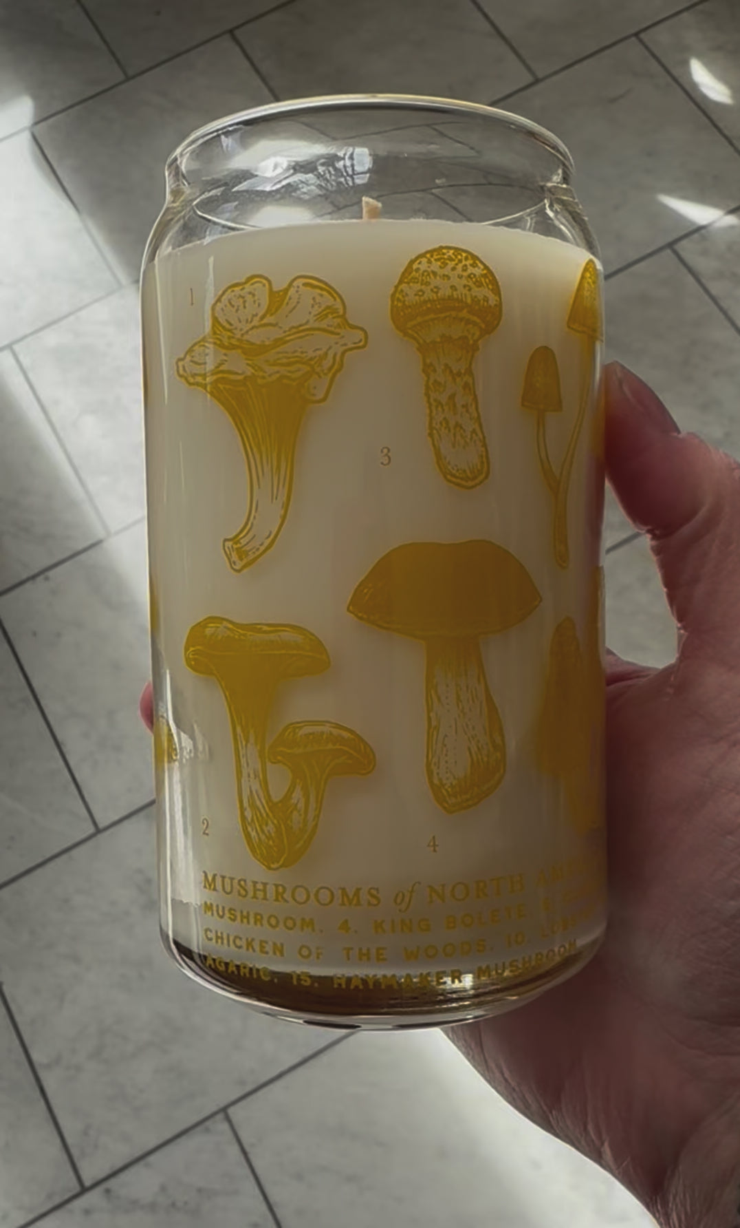 Mushrooms Soy Candle