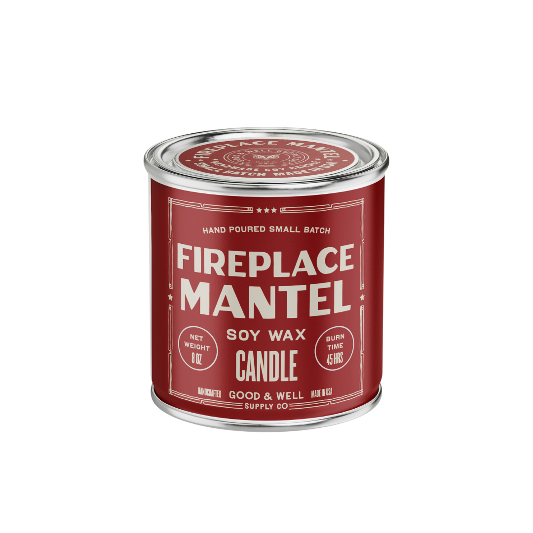 Fireplace Mantel Candle