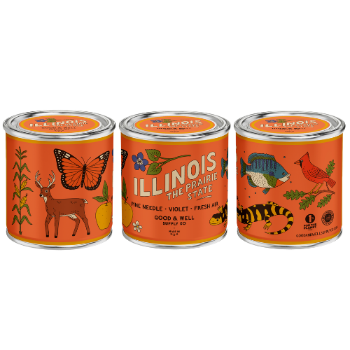 Illinois State Candle