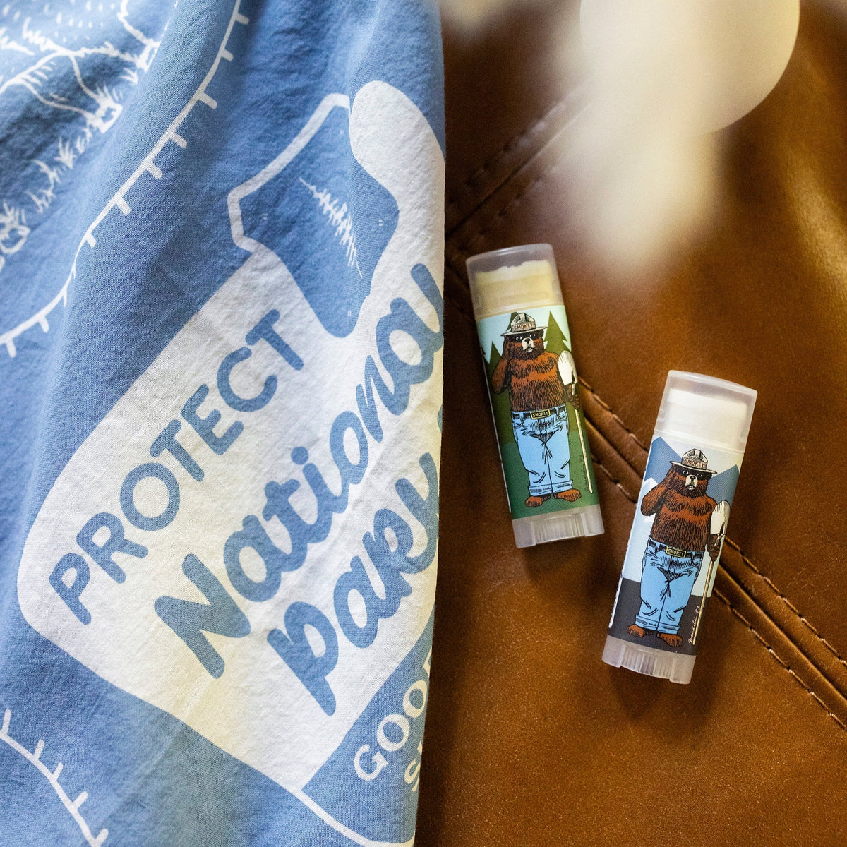 Peppermint Smokey Bear Lip Balm